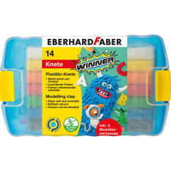 Plastilīns EberhardFaber Winner, 7krāsas