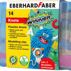 Plastilīns EberhardFaber Winner, 7krāsas