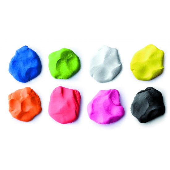Plastilīns Fila Giotto Patplume, 8 neona krāsas