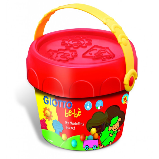 Plastilīns Fila Giotto Bebe, 4x100g, dzeltens/zils/sarkans/balts