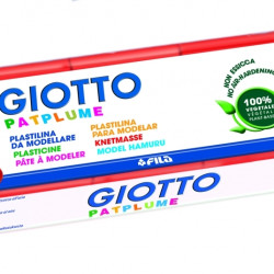 Plastilīns Fila Giotto Patplume 350g, sarkans