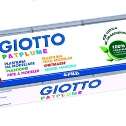 Plastilīns Fila Giotto Patplume, 350g, pelēks