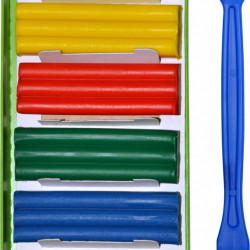 *Plastilīns Gamma Pchelka, 6 krāsas, vaska, mīksts