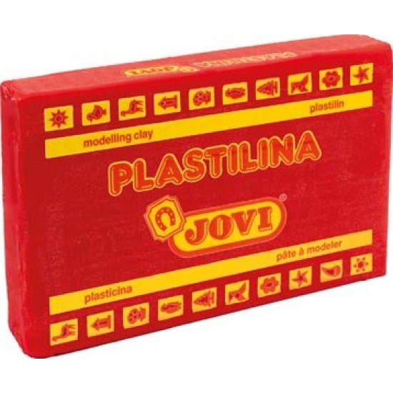 Plastilīns Jovi, 350g, sarkans