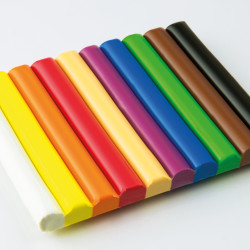Plastilīns EberhardFaber Color, 10 krāsas