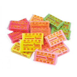 Plastilīns Jovi 70F Fluo, 50g, 30 krāsas