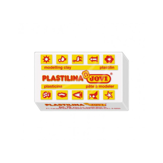 Plastilīns Jovi 7001, 50g, balts