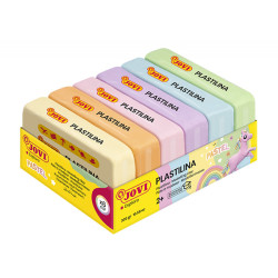 Plastilīns Jovi Pastel, 50g, 6 krāsas