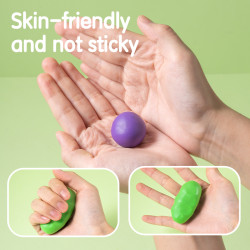 Plastilīns Deli Genius, 6 krāsas
