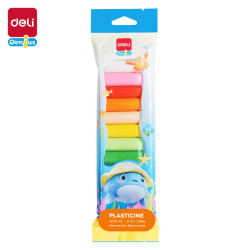Plastilīns Deli Genius, mīksts, 12 krāsas