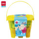 *Kinētiskās smiltis Deli Y013-YL 500g, 6 formiņas, dzeltenas