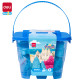 *Kinētiskās smiltis Deli Y013-BL 500g, 6 formiņas, zilas