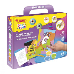 Smilšu krāsošanas komplekts JOVI PLAY & FUN BRIESMOŅI