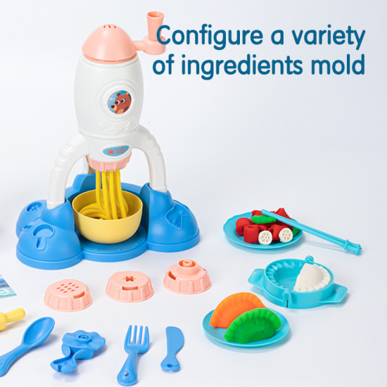 Modelēšanas masas komplekts Deli Genius Noodles, 6 krāsas