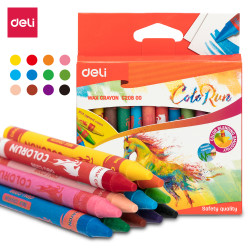 Vaska krītiņi Deli Colorun 12 krāsas