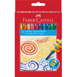 Vaska krītiņi Faber-Castell, 12 krāsas