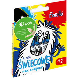 *Vaska krītiņi FIORELLO EXTRA, 12 krāsas