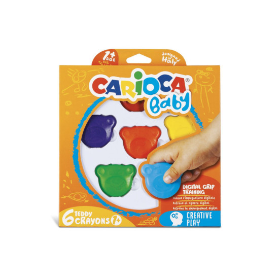 *Vaska krītiņi CARIOCA Teddy BABY (6)