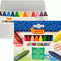 *Vaska krītiņi Jovicolor 6 krāsas