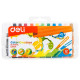 Eļļas pasteļkrītiņi Deli EC20104, 12 krāsas