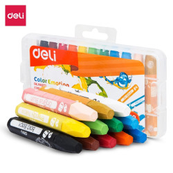 Eļļas pasteļkrītiņi Deli EC20104, 12 krāsas