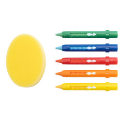 Мелки для ванны Eberhard Faber Mini Kids, Multicolor, Легко смываются