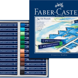 Eļļas pasteļkrītiņi Faber Castel, 24 krāsas