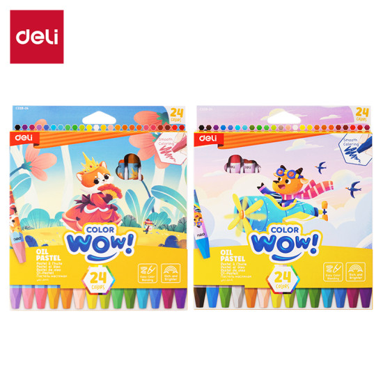 Масляная пастель DELI ColorWow, Multicolor, Плавное растушевывание