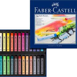 Pasteļkrītiņi Faber Castel, 24 krāsas