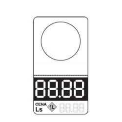 Cenrādis pudelēm ar trafaretu T88, 100 gab.