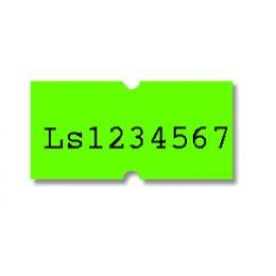 Marķēšanas uzlīmes 21,5x12mm, zaļas