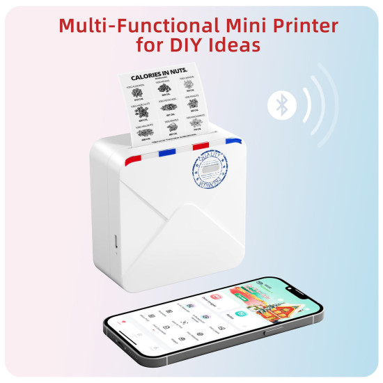 Принтер этикеток "M02s TT", White, Wireless Connectivity