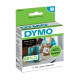 Uzlīmju etiķetes Dymo 25x25mm, 750gab/rullī, baltas