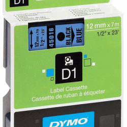 *Marķ.lente DYMO D1 12mm*7m(sark./caursp.)