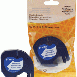*Marķ.lente LT ekvivalents, plastikāta, 12mm*4m, melna/caurspīdīga