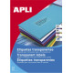 Pašlīmējošas uzlīmes Apli 1225 A4, 1gab/loksnē, 210x297mm, 20 loksnes, matētas, caurspīdīgas