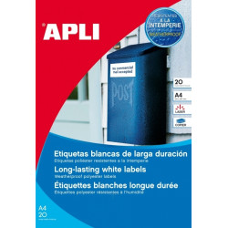 Этикетки Apli 1226, White, Всепогодные