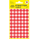 Marķēšanas  uzlīmes Awery Zweckform 3141, Ø12mm, apaļas, 270gab/iep., sarkanas
