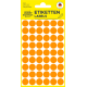 Marķēšanas  uzlīmes Awery Zweckform 3148, Ø12mm, apaļas, 270gab/iep., neona oranžas