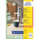 Marķēšanas  uzlīmes Awery Zweckform L3415-100 Ø40mm, 24 gab/loksnē, poliestera, 100 loksnes, baltas
