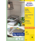 Этикетки Avery Zweckform 3455, Yellow, Печать без замятий