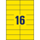 Этикетки Avery Zweckform 3455, Yellow, Печать без замятий