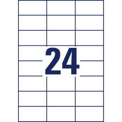 Pašlīmējošas uzlīmes Awery Zweckform 3474, 70x37mm A4, 100 lapas