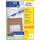 Pašlīmējošas uzlīmes Avery Zweckform 3660 97x67.7mm, 8gab/loksnē, 100 lapas, baltas