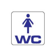 Uzlīme WC sieviešu