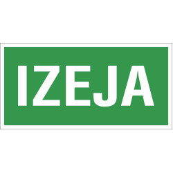Uzlīme Izeja, 75x150mm