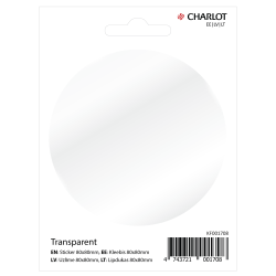 Наклейка Charlot Знак Безопасности, Transparent, Матовый Эффект