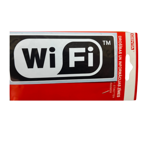 Наклейка Wi-Fi Centa Для пароля, White