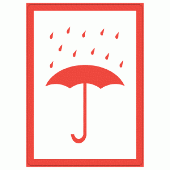 Клеевые этикетки Charlot Dry Keep, Red, Защита от влаги