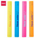 Lineāls aproce Deli 18cm, lokans, asorti